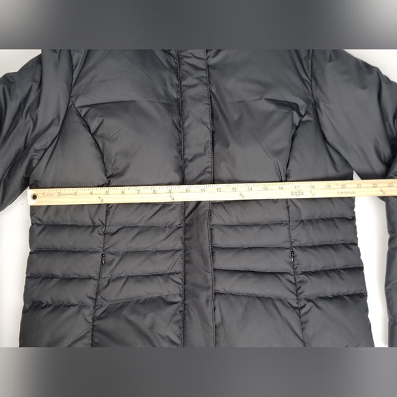 Cole B sport winter down quilted puffer jacket w/rabbit fur hood - Picture 4 of 14